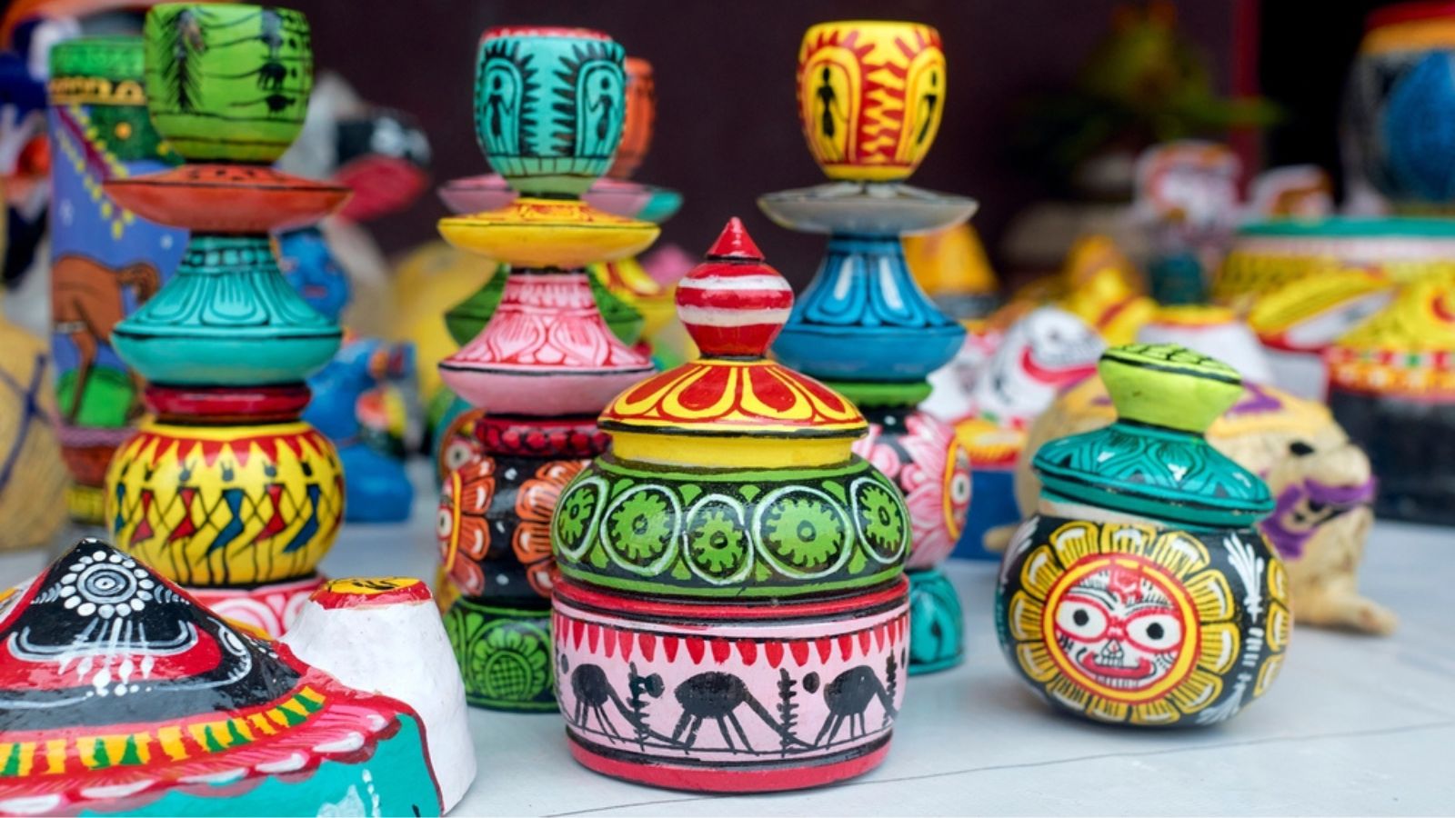 Raghurajpur artisan village near Puri, Odisha